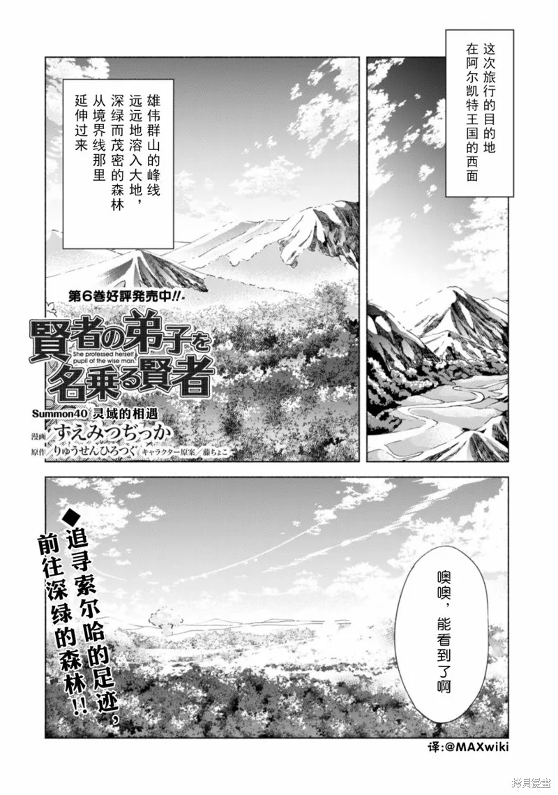 自称贤者弟子的贤者,第40.5话,第1张